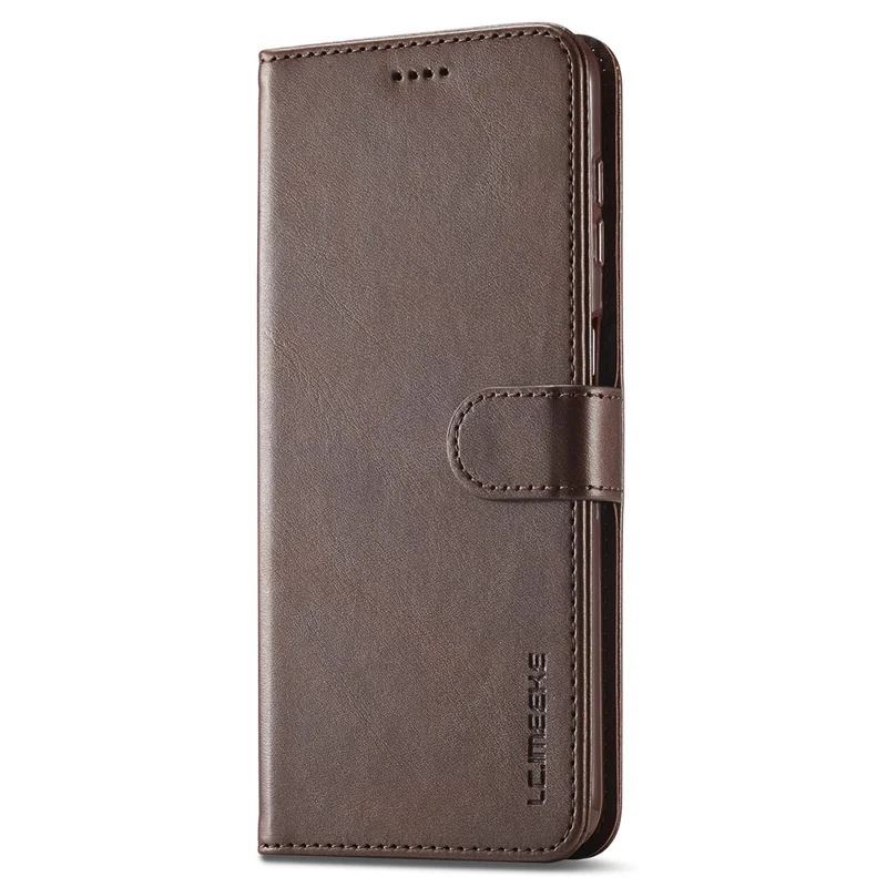 LC.IMEEKE For Samsung Galaxy A15 5G / A15 4G Case Anti-Drop Leather Wallet Phone Cover - Brown
