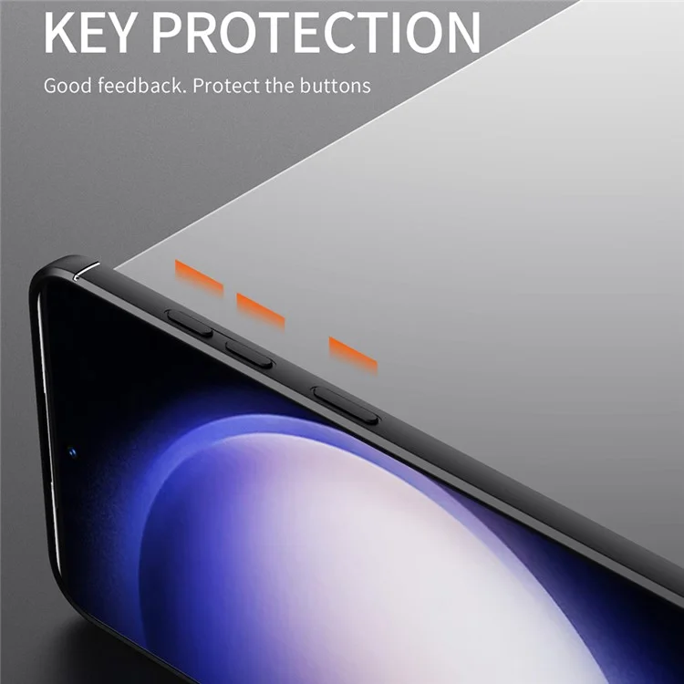 Pour Samsung Galaxy S24 Case de Téléphonie TPU Antrach Ring Kickstand TPU - Noir / Bleu