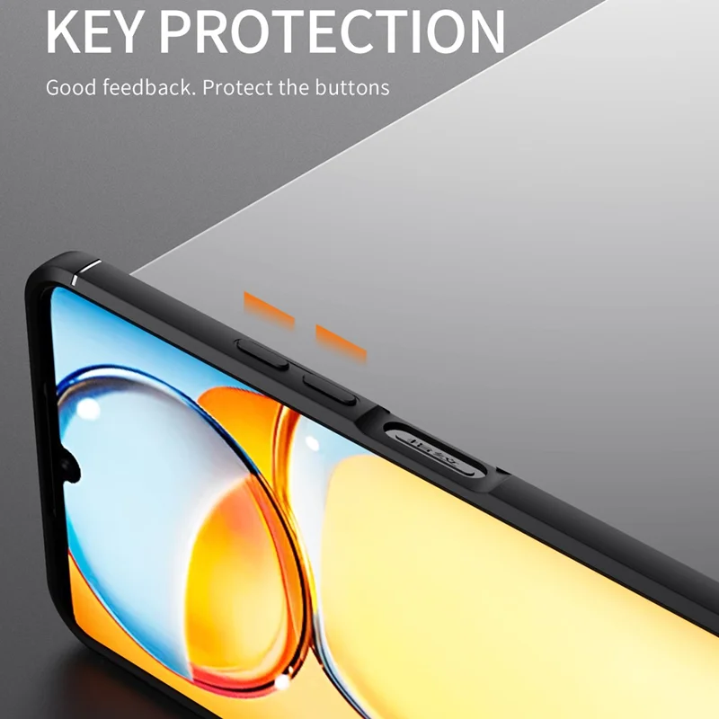 Für Xiaomi Redmi 13c / Poco C65 4G Case Drop-resistente Tpu-mobiltelefonabdeckung - Blau