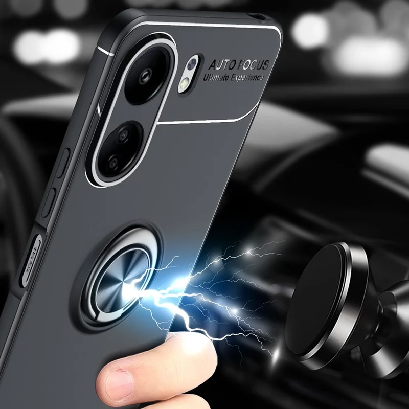 Für Xiaomi Redmi 13c / Poco C65 4G Case Drop-resistente Tpu-mobiltelefonabdeckung - Blau
