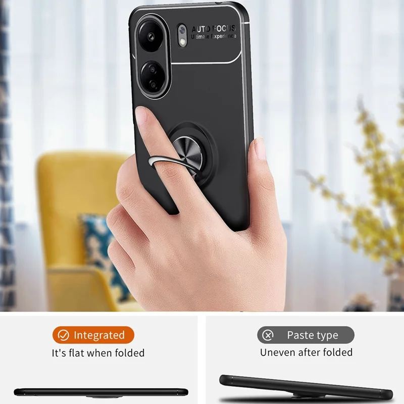 Für Xiaomi Redmi 13c / Poco C65 4G Case Drop-resistente Tpu-mobiltelefonabdeckung - Blau