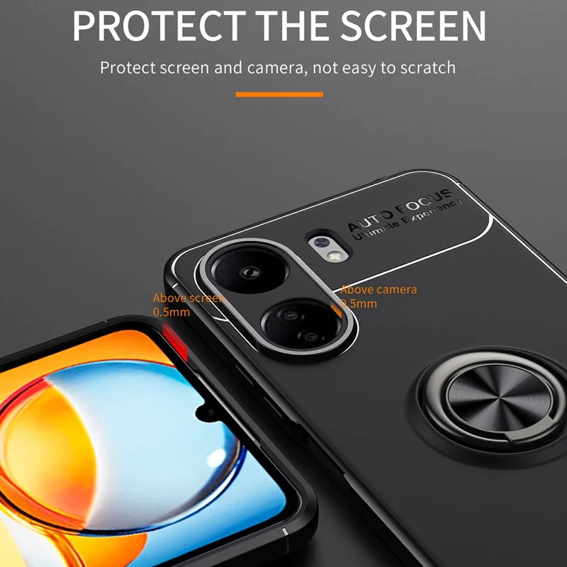 Für Xiaomi Redmi 13c / Poco C65 4G Case Drop-resistente Tpu-mobiltelefonabdeckung - Blau
