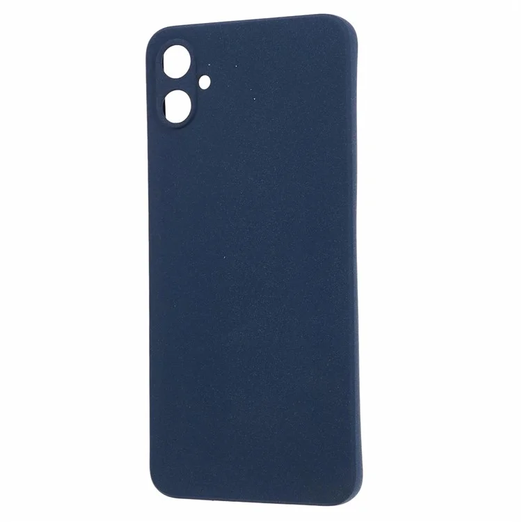 Para Samsung Galaxy A05 4G Case Anti-scratch Matte TPU Back Cover - Navy Blue