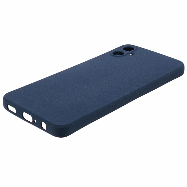 Para Samsung Galaxy A05 4G Case Anti-scratch Matte TPU Back Cover - Navy Blue