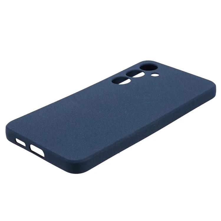 Para Samsung Galaxy S24+ Case Anti-drop Matte TPU Smart Phone Protector - Navy Blue