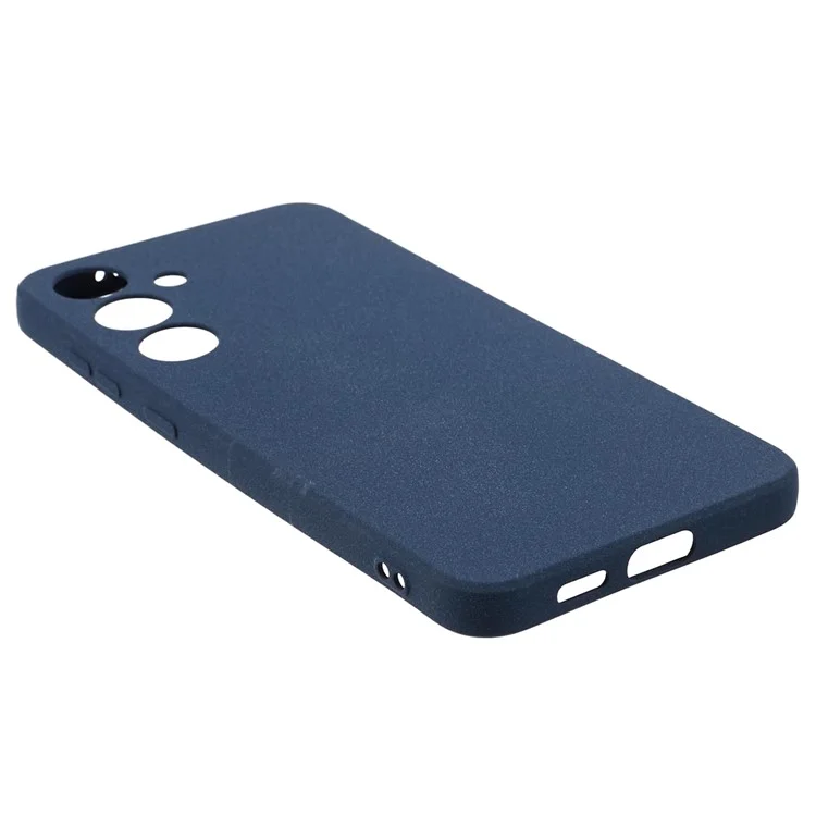Para Samsung Galaxy S24+ Case Anti-drop Matte TPU Smart Phone Protector - Navy Blue