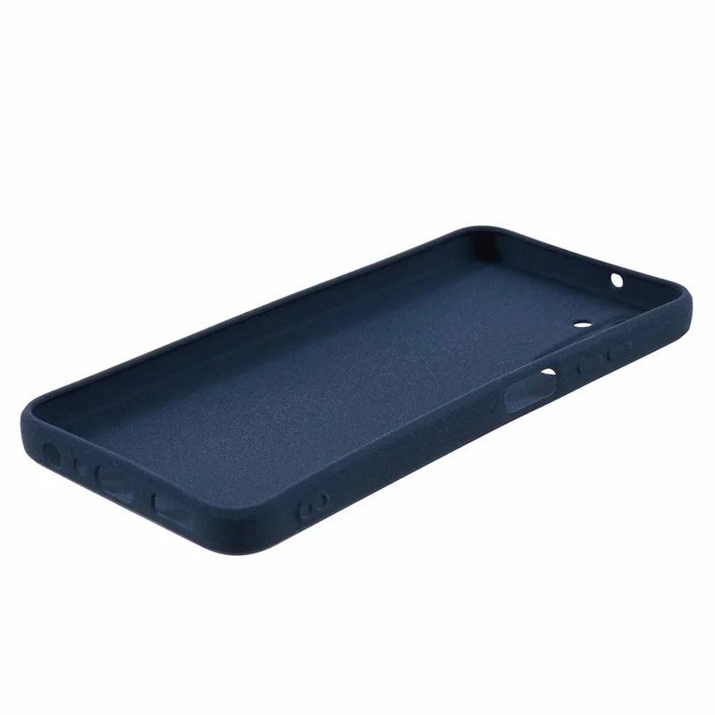 For Samsung Galaxy A05s 4G TPU Case Matte Anti-fingerprint Phone Cover - Navy Blue