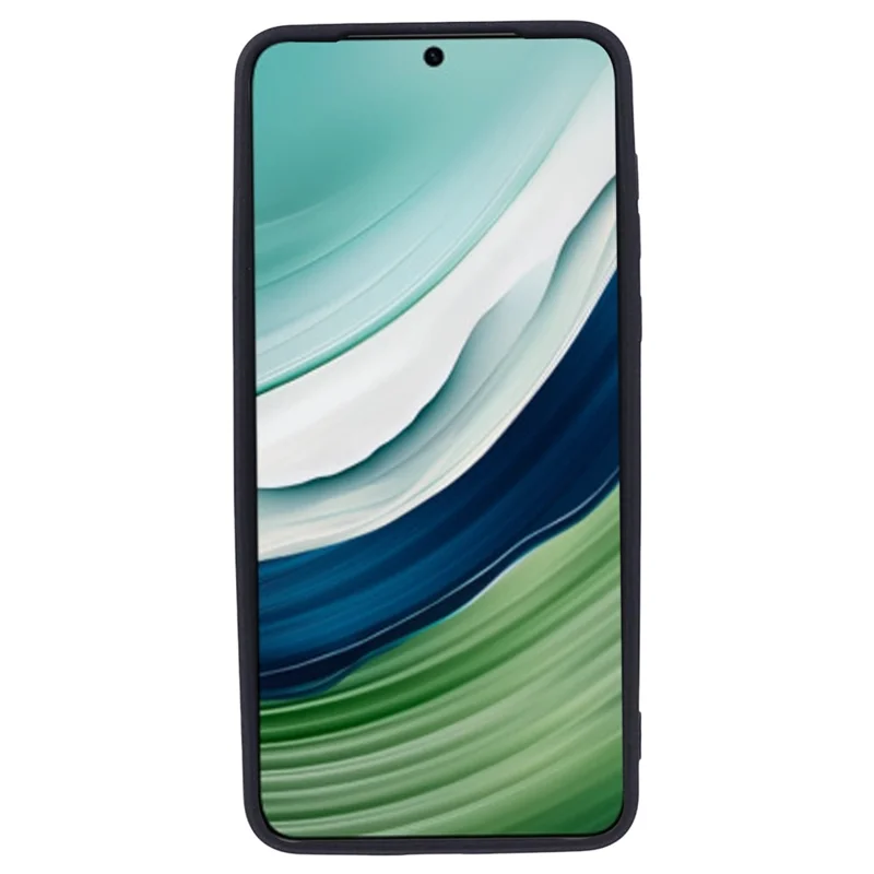 For Huawei Mate 60 TPU Case Double-Sided Matte Mobile Phone Cover - Black