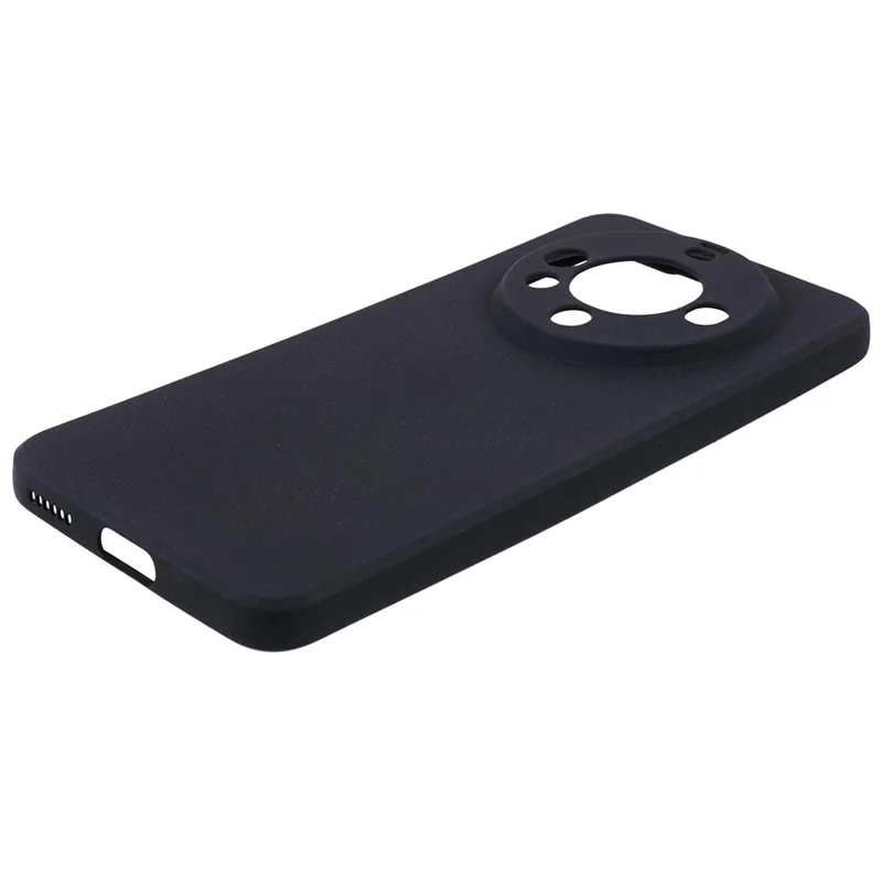 For Huawei Mate 60 TPU Case Double-Sided Matte Mobile Phone Cover - Black