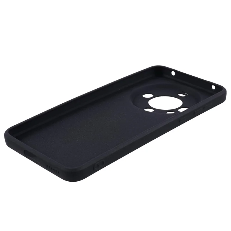 For Huawei Mate 60 TPU Case Double-Sided Matte Mobile Phone Cover - Black