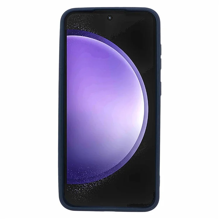 Para Samsung Galaxy S23 FE Case Anti-scratch Matte TPU Phone Cover - Azul Marinho