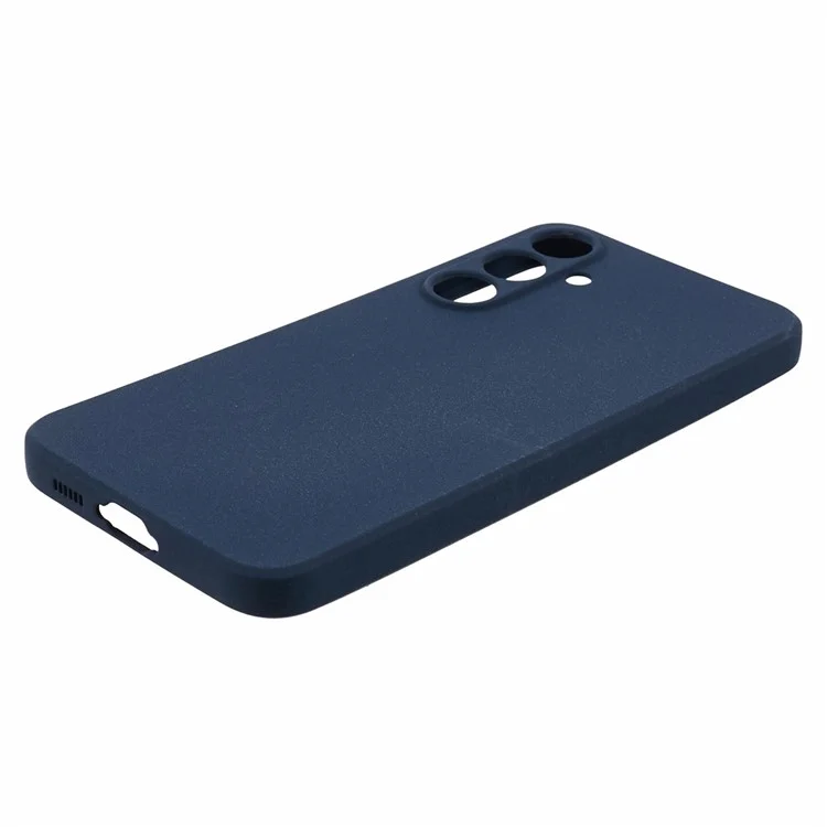 Para Samsung Galaxy S23 FE Case Anti-scratch Matte TPU Phone Cover - Azul Marinho