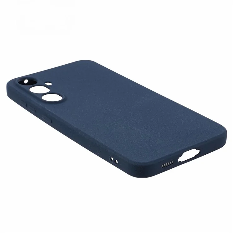 Para Samsung Galaxy S23 FE Case Anti-scratch Matte TPU Phone Cover - Azul Marinho