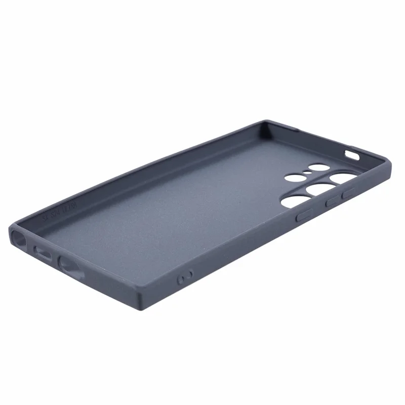 For Samsung Galaxy S24 Ultra Phone Case Double-Sided Matte Design Anti-Slip Cover - Grey