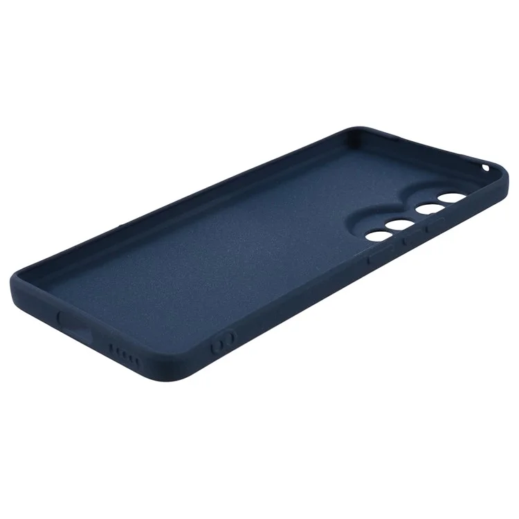 For Honor 90 Phone Case Precise Cutout Double-Sided Matte Back Cover - Navy Blue