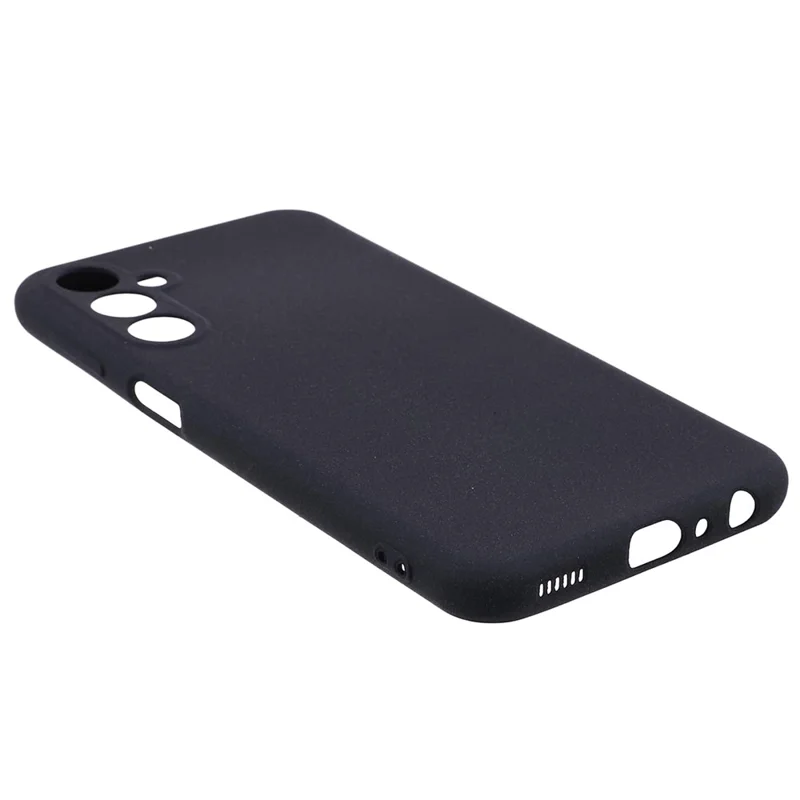 For Samsung Galaxy M34 5G / F34 5G Case TPU Double-Sided Matte Phone Shell Cover - Black