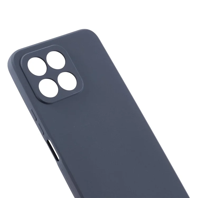For Honor X8 5G Case Anti-fingerprint Double-Sided Matte TPU Phone Back Cover - Grey
