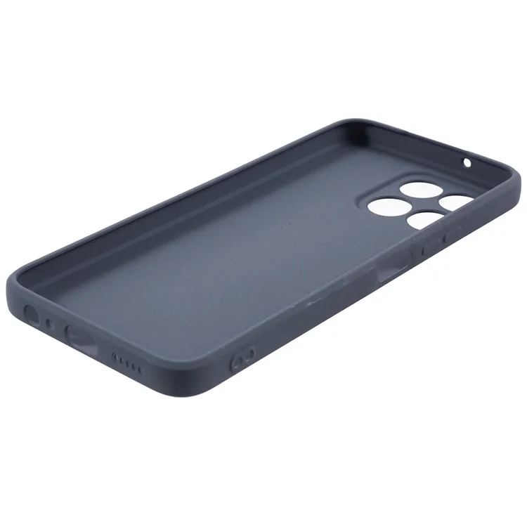 For Honor X8 5G Case Anti-fingerprint Double-Sided Matte TPU Phone Back Cover - Grey