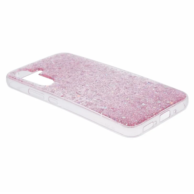 Pour Samsung Galaxy A54 5G Sequins Glitter Phone Case Soft TPU Back Cover - Rose