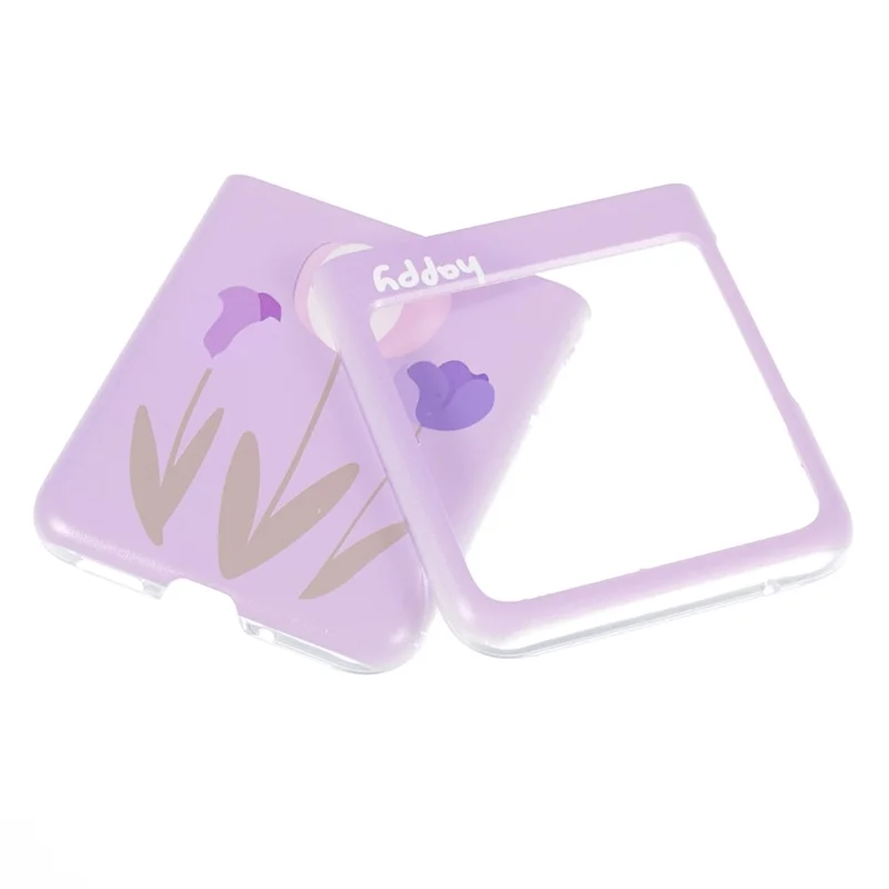 For Motorola Razr 40 Ultra 5G Phone Case Pattern Printing Shockproof PC Cover - Floral