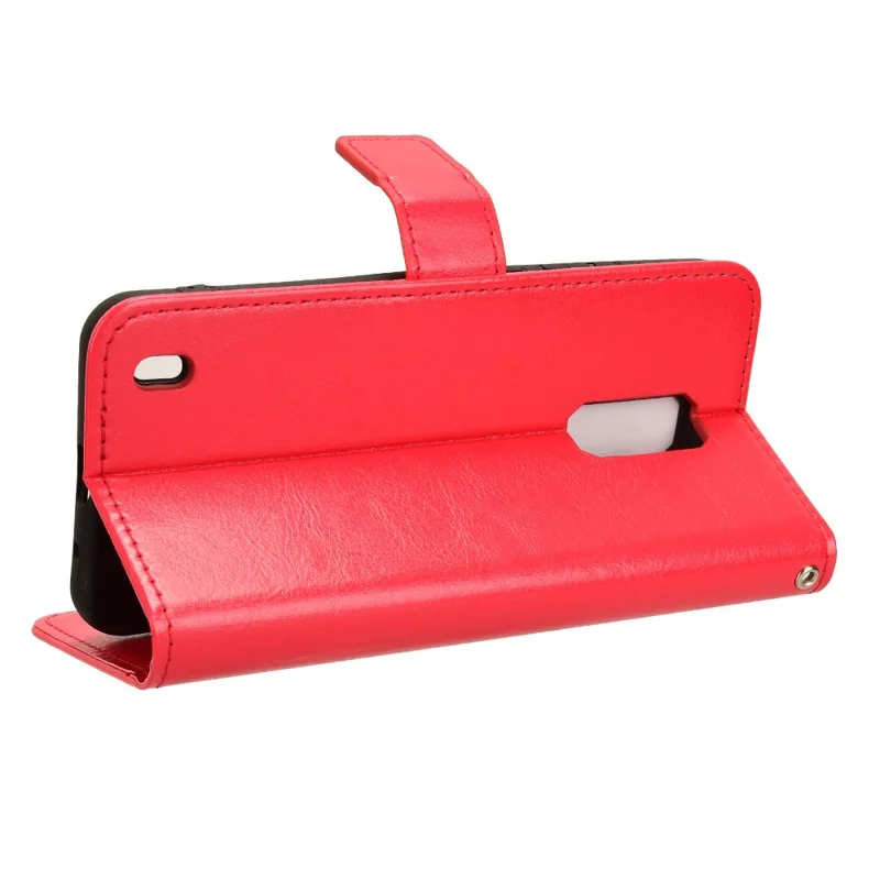 For BLU View 4 B135DL / BLU View 2 (2023) Case PU Leather Phone Wallet Cover - Red