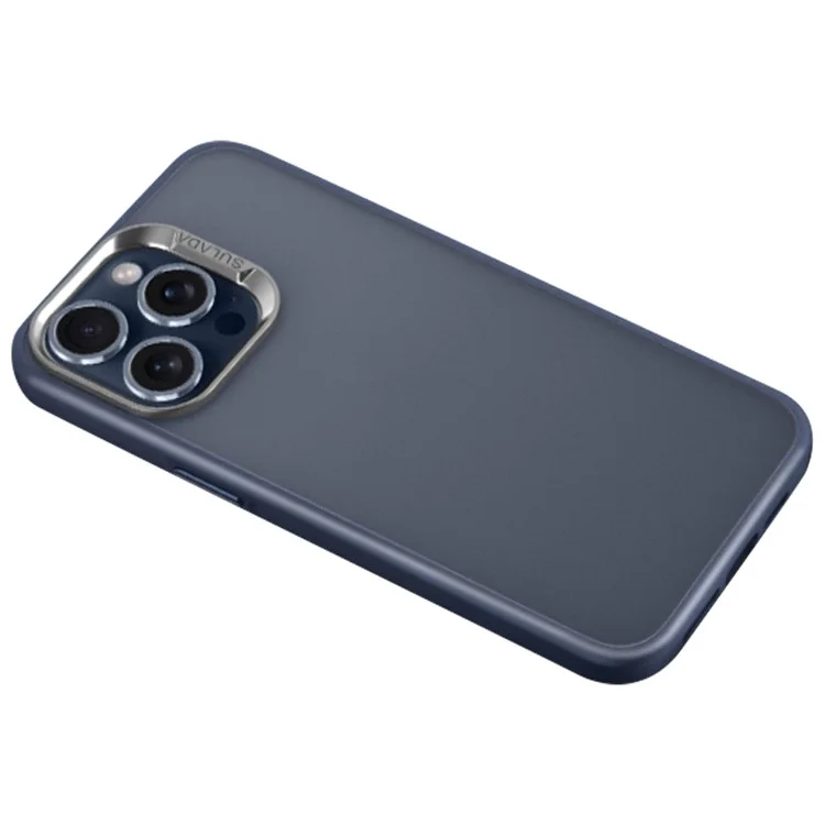 SULADA For iPhone 15 Pro Max Case PC+TPU Shockproof Matte Phone Protector - Blue