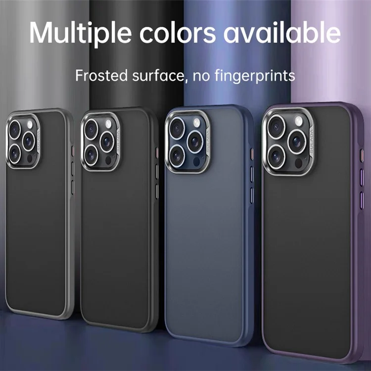 SULADA For iPhone 15 Pro Max Case PC+TPU Shockproof Matte Phone Protector - Blue