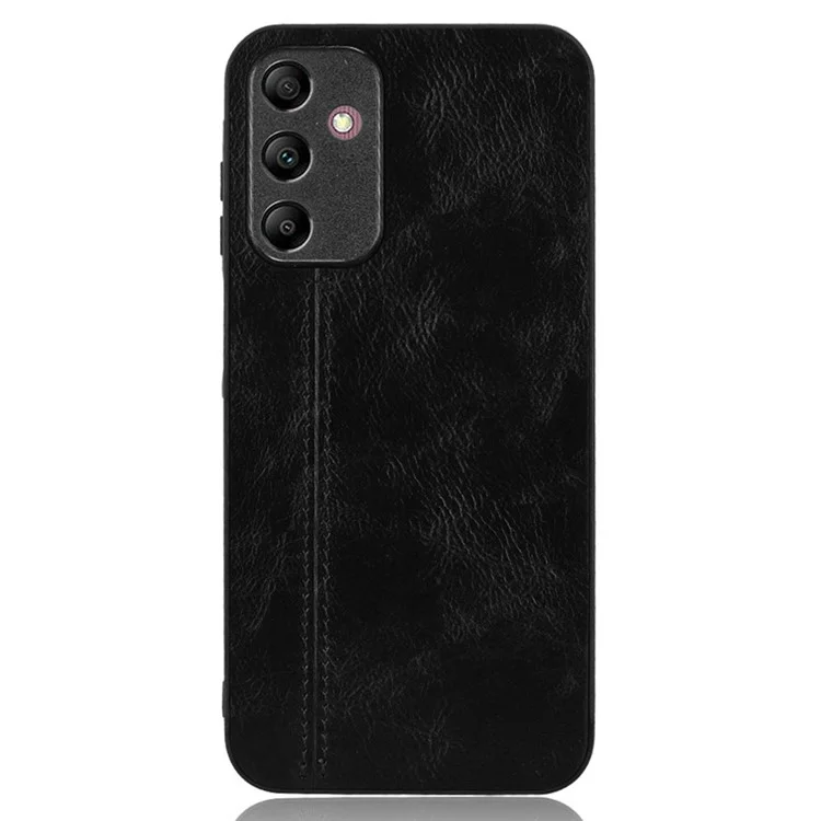 Per Samsung Galaxy A15 4G Case Cowhide Texture PU+TPU+PC Cell Phone Case - Nero