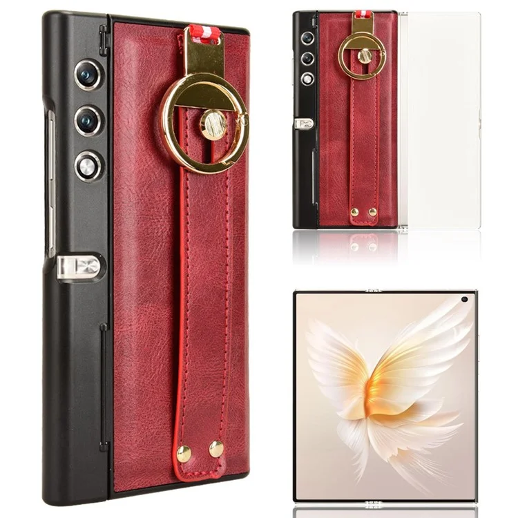 For Honor V Purse Phone Case with Bottle Opener Shockproof Protection Cover - Red
