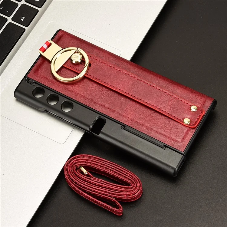 For Honor V Purse Phone Case with Bottle Opener Shockproof Protection Cover - Red