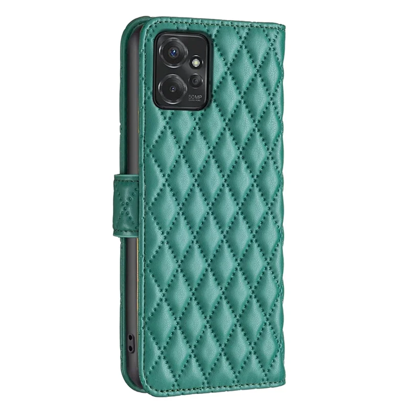 BINFEN COLOR BF Style-14 For Motorola Moto G Power (2024) Cases Leather Wallet Cell Phone Cover - Green