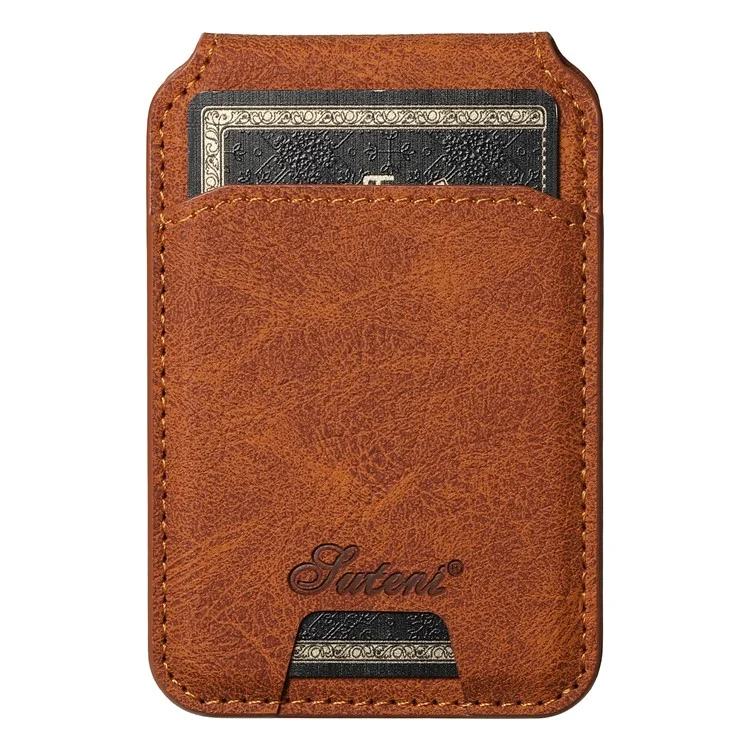 SUTENI H16 For Samsung Galaxy S22 Ultra 5G Cell Phone Case Magnetic Detachable Back Cover - Khaki