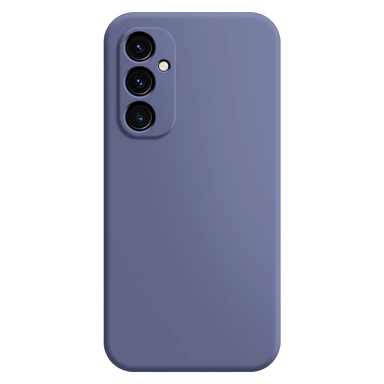Rubberized Phone Case for Samsung Galaxy A25 5G (Global) (161.0 x 76.5 x 8.3mm) Case Straight Edge TPU Phone Cover - Grey Blue