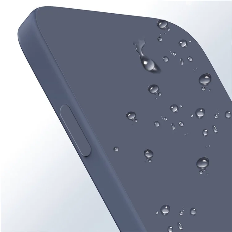 Rubberized Phone Case for Samsung Galaxy A25 5G (Global) (161.0 x 76.5 x 8.3mm) Case Straight Edge TPU Phone Cover - Grey Blue
