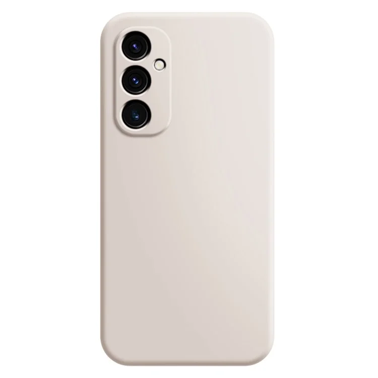 Capa TPU de Borda Reta para Samsung Galaxy A05s 4G Capa Emborrachada Slim Phone Cover - Bege
