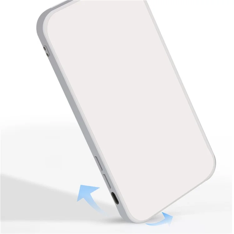 Rubberized Phone Case for Samsung Galaxy S24+ Shell Straight Edge TPU Phone Cover - Orange
