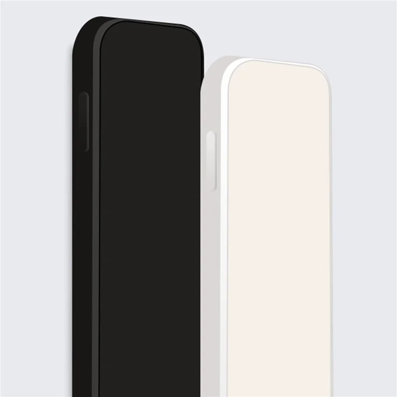 Para Samsung Galaxy S24 Case Capa Protetora de Telefone de TPU Revestido de Borracha com Borda Reta - Cinza Azul