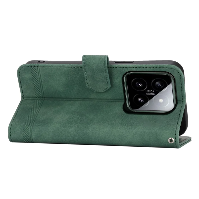 DIERFENG DF-03 For Xiaomi 14 Case Imprinted Magnetic Clasp Phone Protector - Green