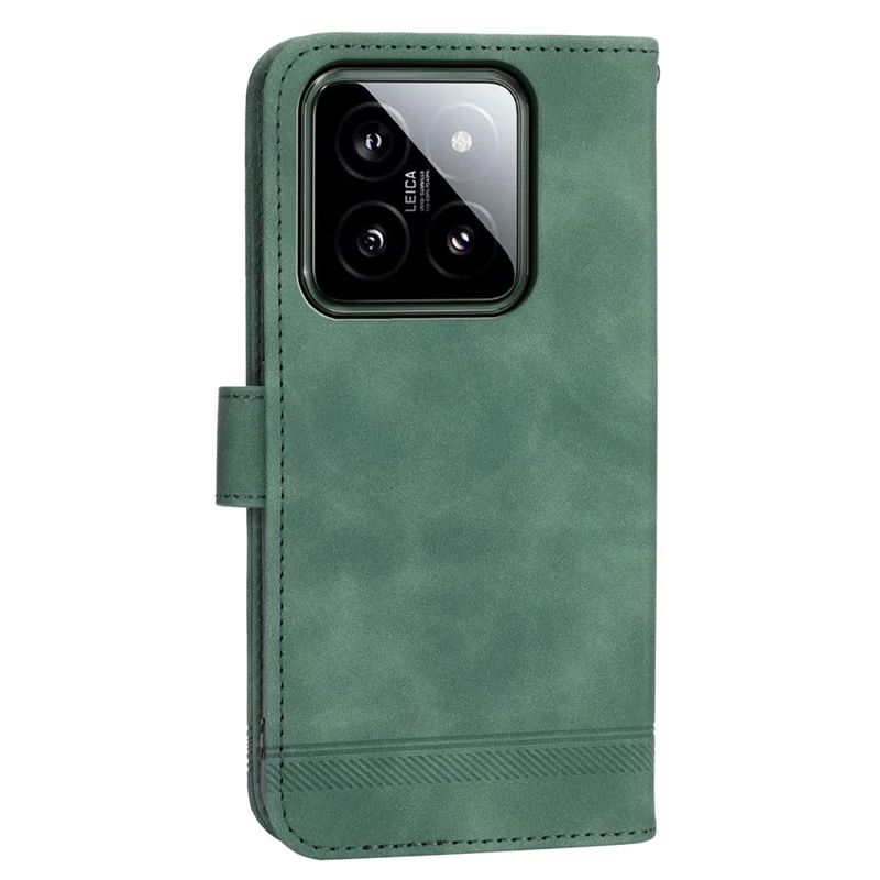 DIERFENG DF-03 For Xiaomi 14 Case Imprinted Magnetic Clasp Phone Protector - Green
