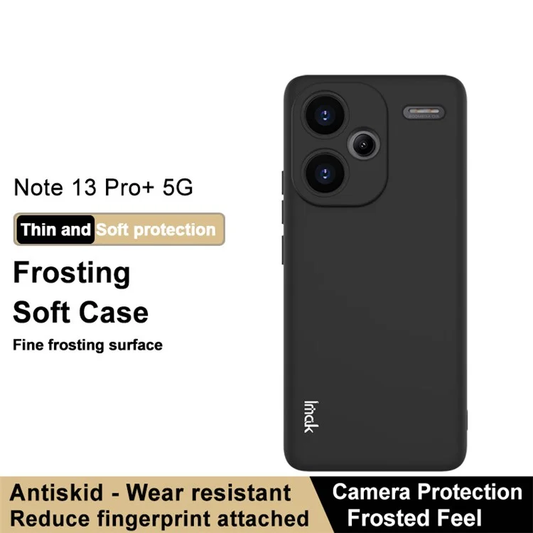 IMAK UC-3 Series For Xiaomi Redmi Note 13 Pro+ 5G Case Matte Soft TPU Mobile Phone Cover