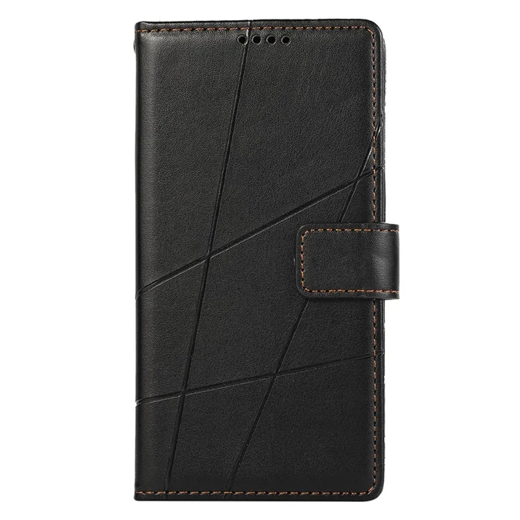 DF-06 For Xiaomi 14 Imprinted PU Leather Cover Cell Phone Cases with Strap - Black