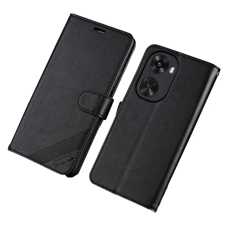 AZNS Für Huawei nova 11 SE / nova 12 SE 4G Hülle PU-Leder Magnetische Geldbörse Handy-Schale - Schwarz