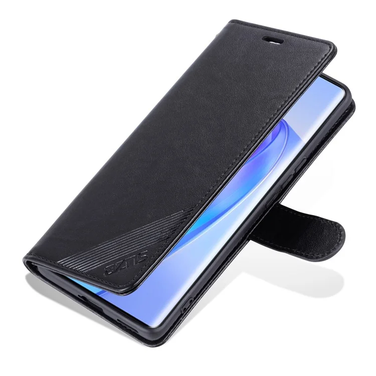 AZNS Für Huawei nova 11 SE / nova 12 SE 4G Hülle PU-Leder Magnetische Geldbörse Handy-Schale - Schwarz