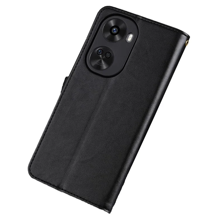 AZNS Für Huawei nova 11 SE / nova 12 SE 4G Hülle PU-Leder Magnetische Geldbörse Handy-Schale - Schwarz