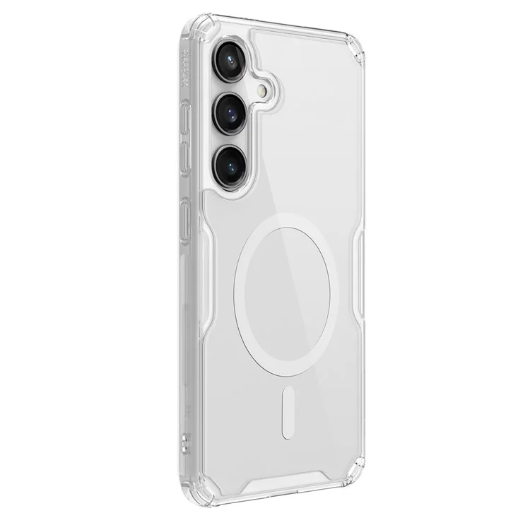 NILLKIN Pro Series для Samsung Galaxy S24 Совместимый с MagSafe чехол из ТПУ+ПК Ультра прозрачный чехол для телефона