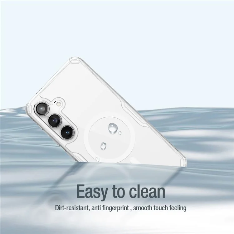 NILLKIN Pro Series для Samsung Galaxy S24 Совместимый с MagSafe чехол из ТПУ+ПК Ультра прозрачный чехол для телефона