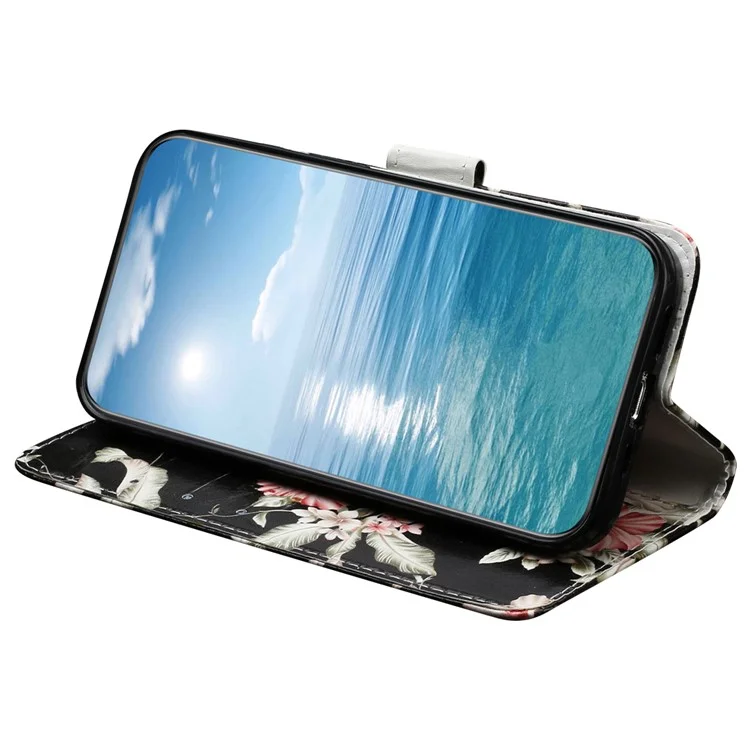 Para Xiaomi Redmi 13C 4G / 13C 5G / 13R 5G / Poco C65 4G / Poco M6 5G Funda de Piel de PU con Cierre Magnético - Rododendro