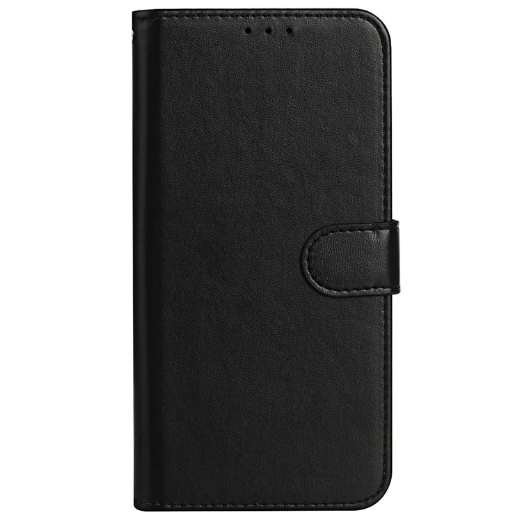 For Motorola Moto G14 4G Cell Phone Cases PU Leather+TPU Wallet Cover - Black