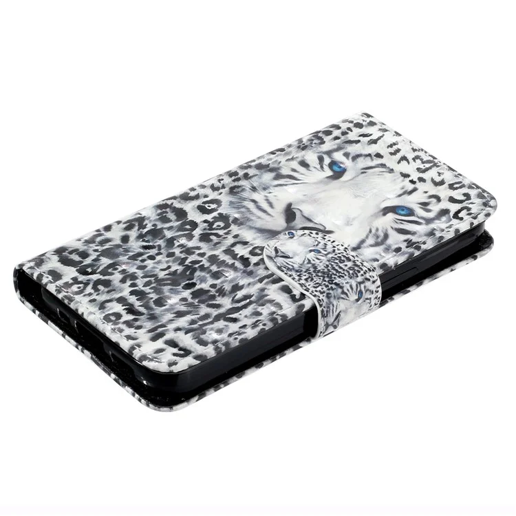 For Oppo A79 5G / A2 5G Flip Wallet Phone Case PU Leather Pattern Design Cover - Leopard