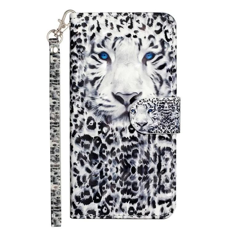 For Oppo A79 5G / A2 5G Flip Wallet Phone Case PU Leather Pattern Design Cover - Leopard